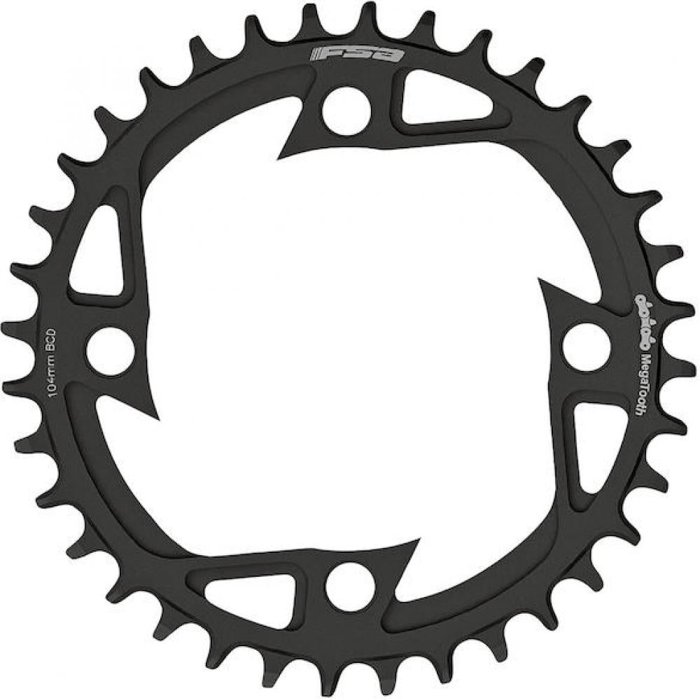FSA E-Bike Kettenblatt Stahl 44 T Megatooth 4-Arm 104mm - Robust und Effizient