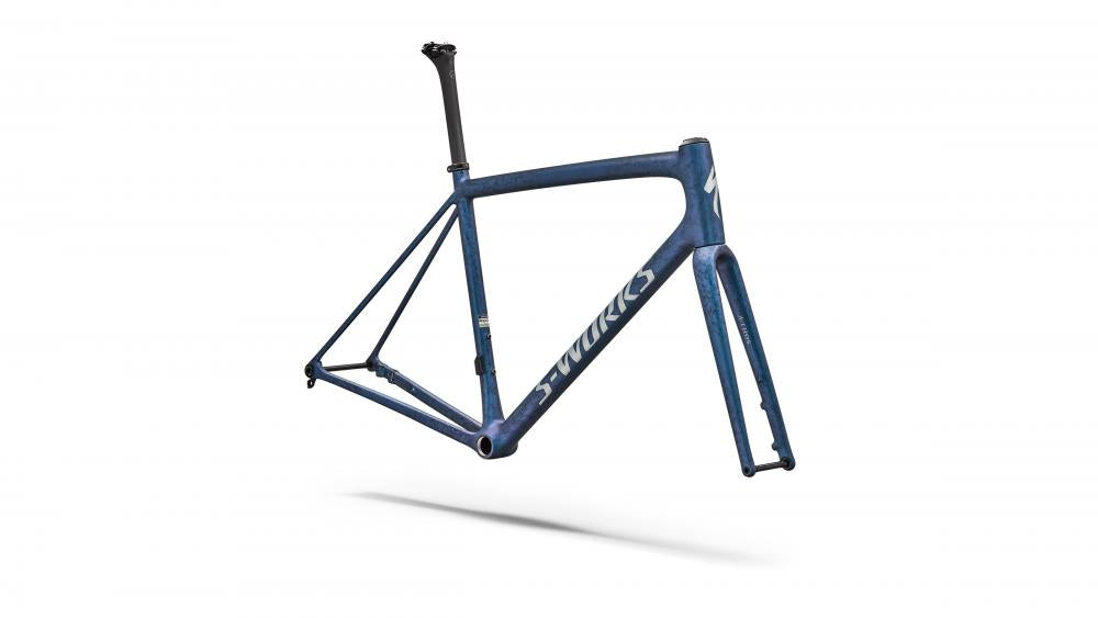 Specialized Aethos Rahmenset - Zypern Purple Chameleon/Grey Blue/Shadow Silver - Größe 54cm
