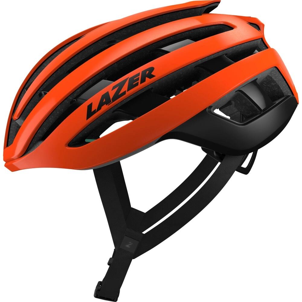 LAZER Helm Z1 KinetiCore Road Flash Orange S (52-56 cm) - leichter Aero-Rennradhelm