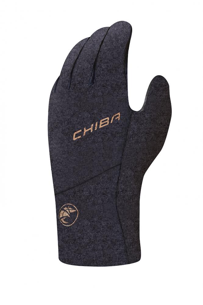 CHIBA All Natural Glove Warm - XS, schwarz, wasserdicht, atmungsaktiv