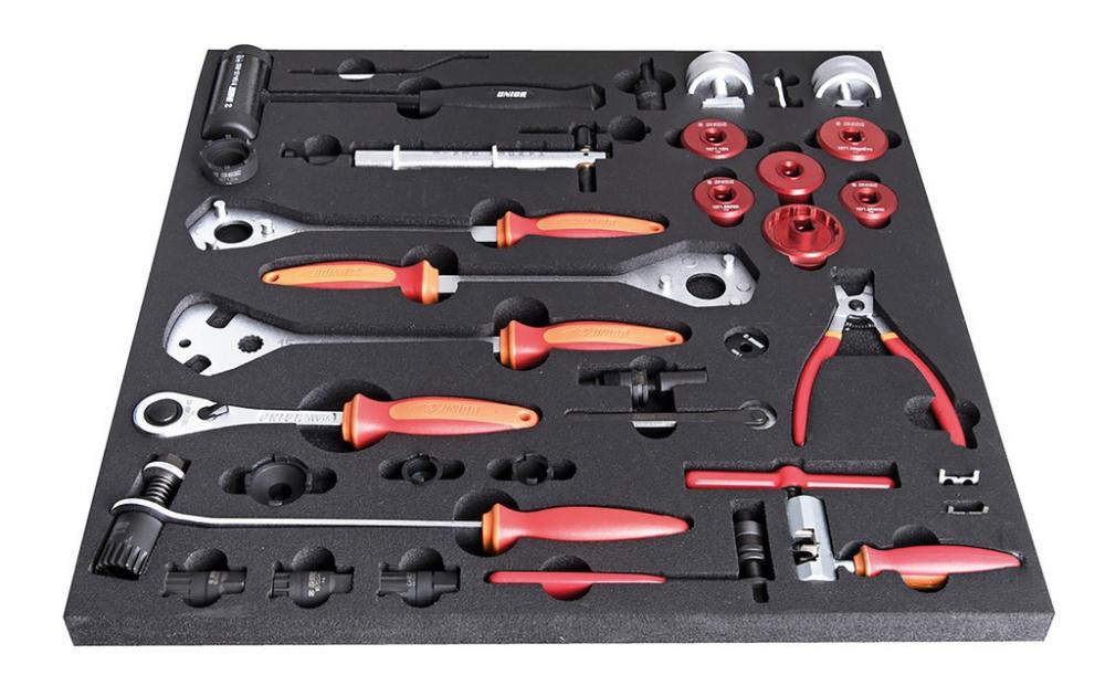 Unior Werkzeugset SOS Antriebsstrang rot 29teilig SET2-2600AC-US