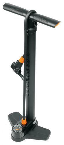SKS Pumpe Air-X-Press 8.0 Standpumpe: Leichte Kunststoffpumpe mit Präzisions-Manometer - MultiValve-Kopf für alle Ventilarten max. Druck 8 bar/115 PSI 600 mm Höhe