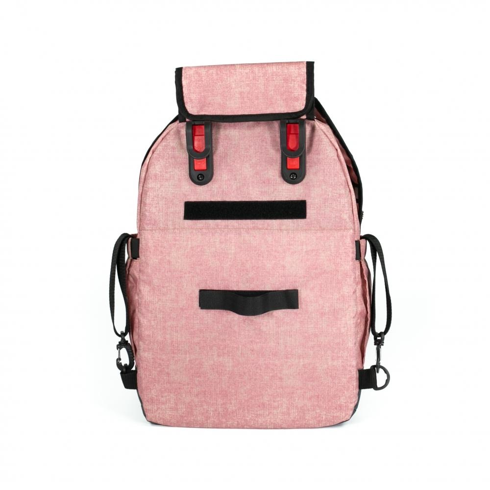 Haberland Bike-Rucksack Lucky Active + rosa 20L - vielseitige Fahrrad-Gepäckträgertasche