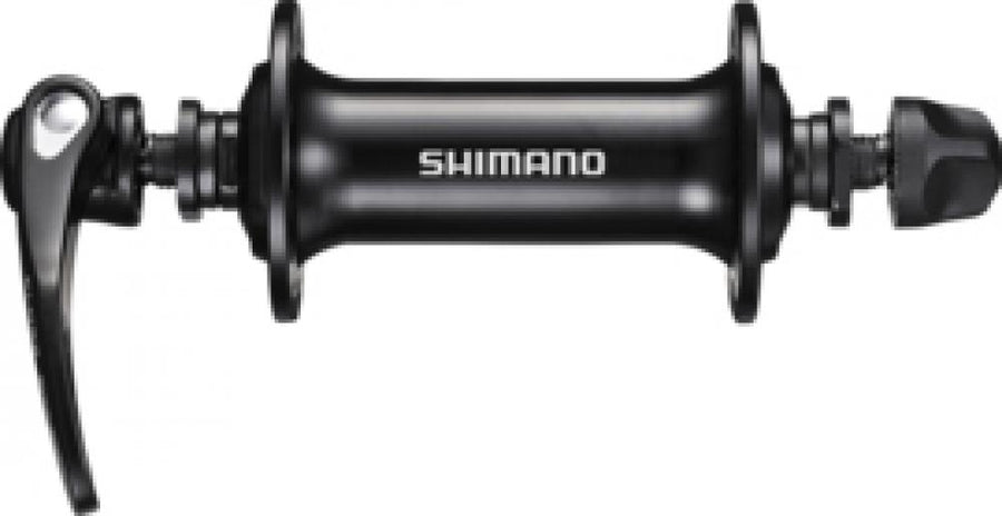 SHIMANO Vorderradnabe HB-RS400 36 Loch 100 mm schwarz - Zuverlässige Nabe für Felgenbremse