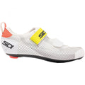 Sidi T-5 Air grey/white/yellow 44 grau/weiß/gelb - triathlonspezifischer Rennradschuh der aktuellen Generation