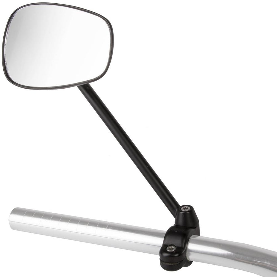 M-WAVE Spy Base Rückspiegel für Fahrradlenker 22,2mm, 3D verstellbar, blendfreies Glas, rechts-links montierbar.