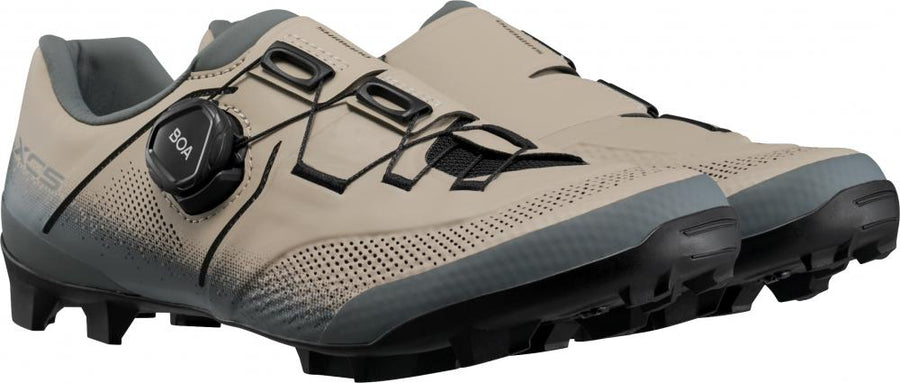 SHIMANO Fahrradschuhe XC503 Damen MTB SPD Größe 41 Beige Fahrradschuhe - BOA Verschluss und ULTREAD XC Sohle