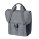 Basil Einzeltasche Go Single grey melee mit Reflexstreifen 16l