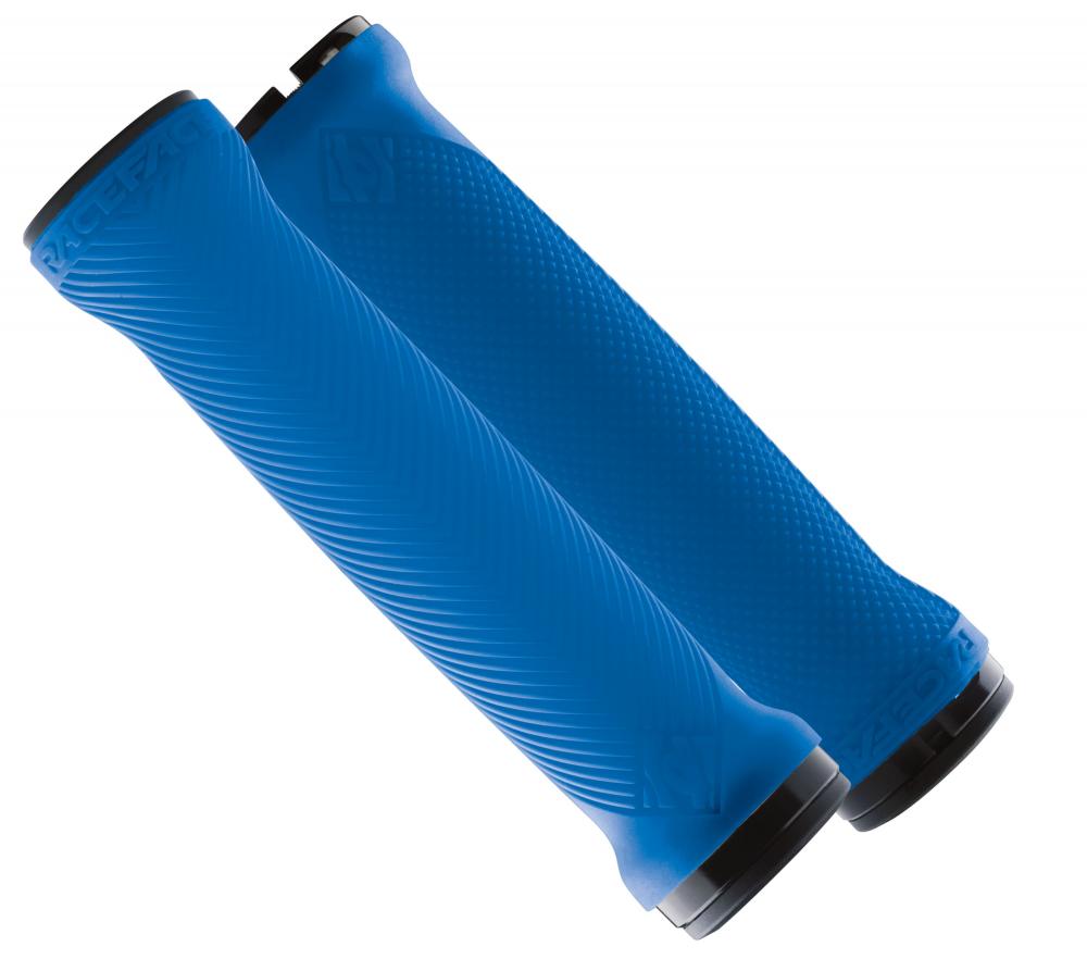 Race Face Love Handle Lock-On Griff, 28-33mm, blau - maximaler Grip und Kontrolle