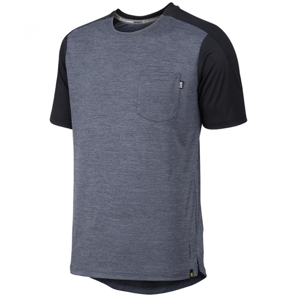 IXS Sports Division iXS Flow X Short Sleeve KL graphite/black - atmungsaktives Kids Bike-Jersey
