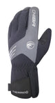 CHIBA Thermo Plus - wasserdichte Winter-Radhandschuhe schwarz 3XL