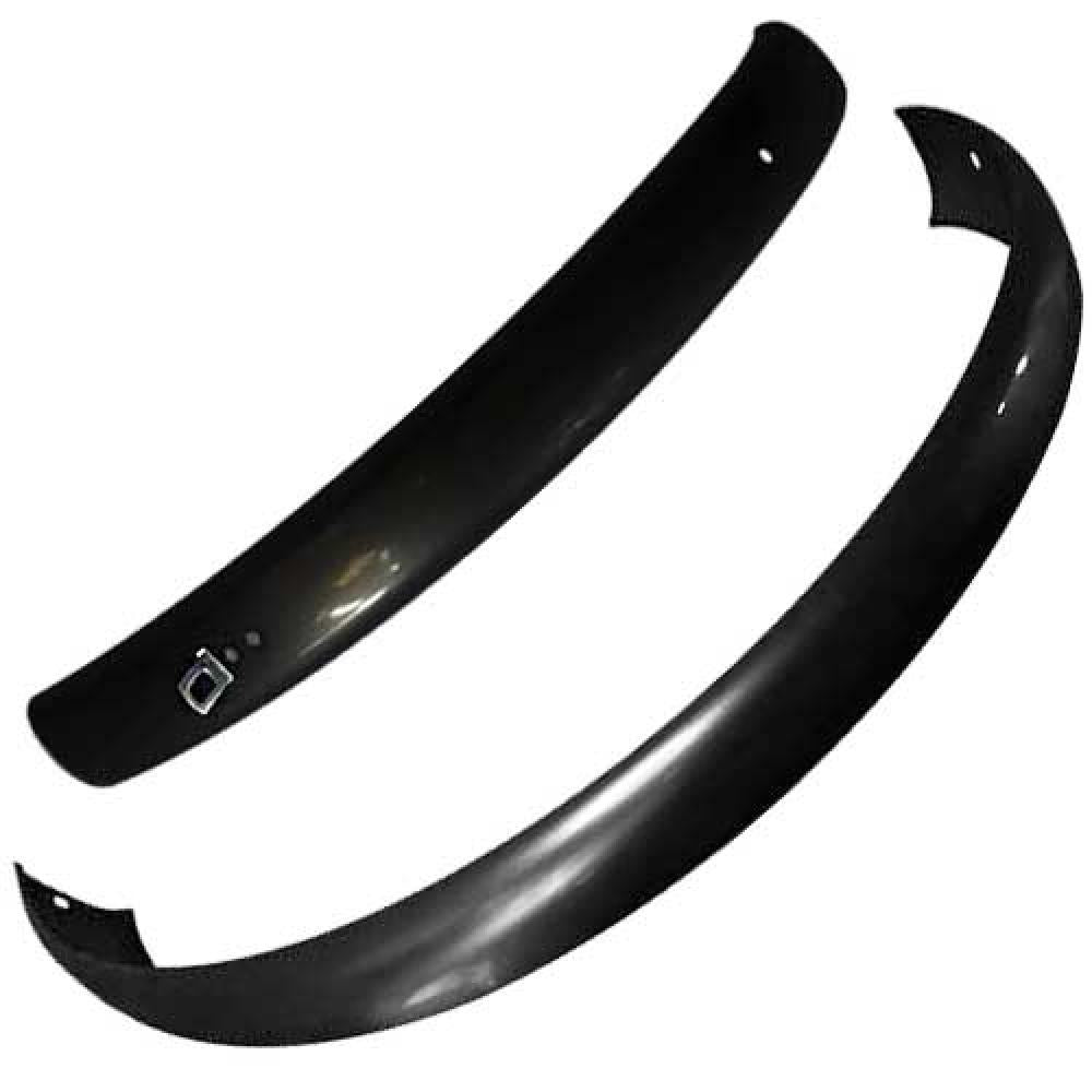 Büchel Schutzblech-Set 28\" Stahl B=45 mm ohne Streben schwarz