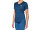 100% Airmatic Womens Short Sleeve Jersey M Slate Blue - atmungsaktives MTB-Trikot