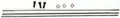 SRAM Speichen & Nippel Roam 60 29" 290 mm, schwarz, Straight Pull, 3er Pack - präziser Laufradservice