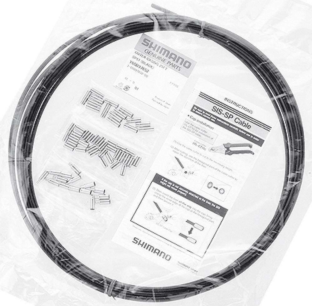 SHIMANO Schaltzugaußenhülle SIS-SP51 7,62 m inkl. Endkappen - Präzises Schalten auf Dauer