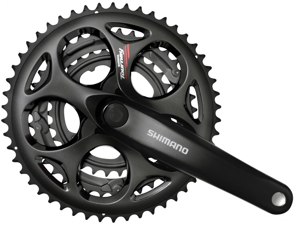 SHIMANO Kurbelgarnitur TOURNEY FC-A073 - 7-fach, 8-fach, 170 mm, 50-39, 30 Zähne