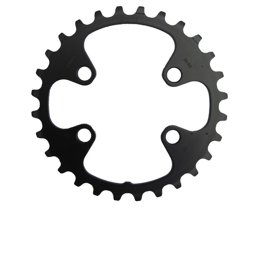 SHIMANO Kettenblatt DEORE FC-M6000-2 26 Zähne, schwarz, für präzisen Mountainbike-Antrieb auf anspruchsvollen Trails.