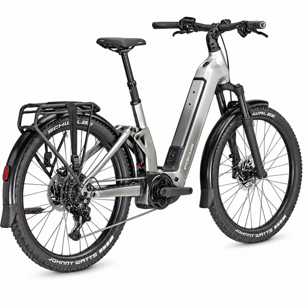 FOCUS AVENTURA² FS 6.7 Wave E-Trekkingbike 27,5 Zoll 800 Wh Silver Größe S