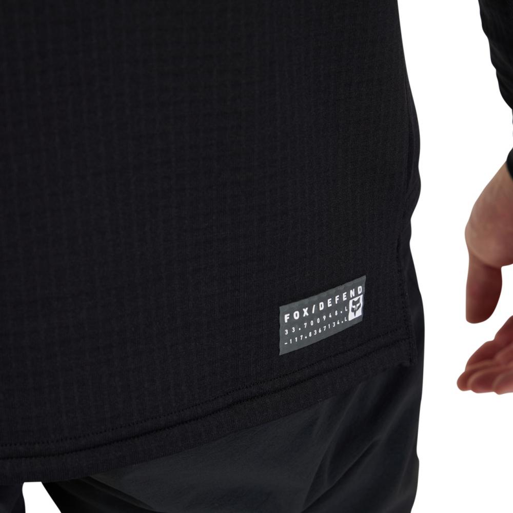 FOX Defend Thermal MTB-Hoodie Schwarz XL mit Polartec Power Grid