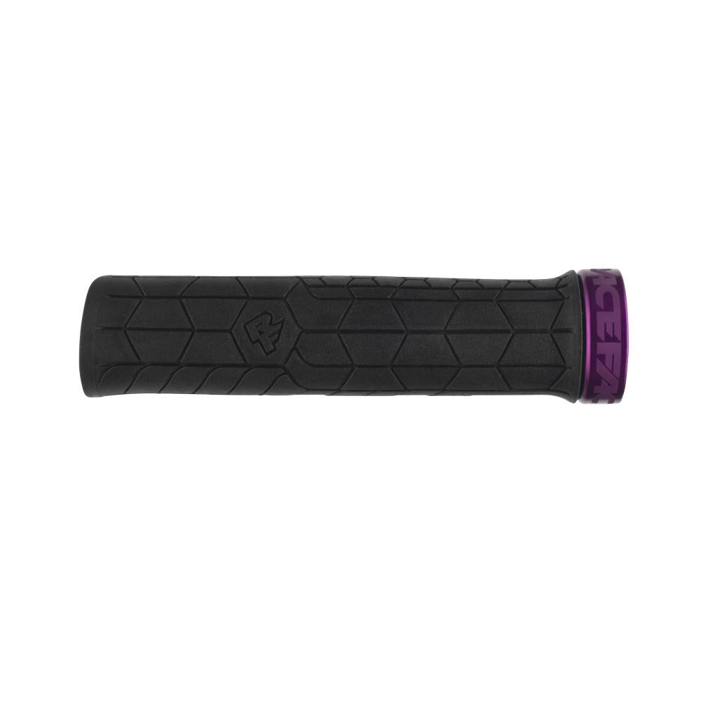 Race Face Getta Grip Lock-On Griff, 33mm, lila/schwarz - sicherer Halt und Komfort