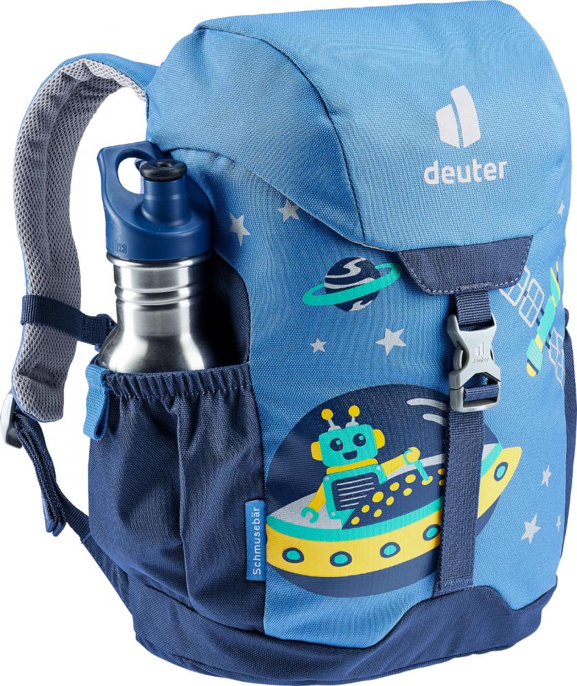 Deuter Schmusebär Kinderrucksack 8L Wave-Nightblue - Leicht & Sicher für kleine Abenteurer