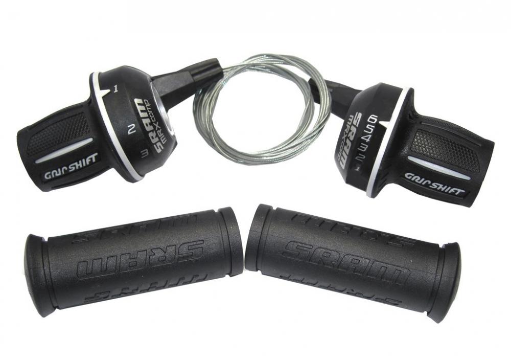 SRAM MRX Comp Drehgriff-Schalter Set 3x6 - präzise Schaltperformance für Trekking und MTB