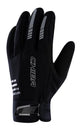 CHIBA Competition Plus - Winter-Radhandschuhe, winddicht, atmungsaktiv, Touchfinger, Gr. 7, schwarz
