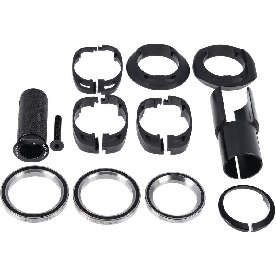 Merida Spacer Kit TEAM SL 1P 1 1/8 Zoll Schwarz - komplettes Cockpit-Spacer-Set
