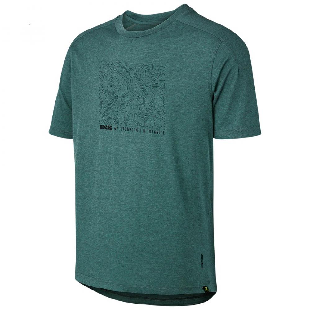 IXS Sports Division iXS Flow Contour Tech Tee S Everglade - atmungsaktives Bike-Shirt in moderner Ausführung