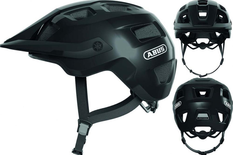 Abus Helm Motrip shiny black M 54 bis 58cm