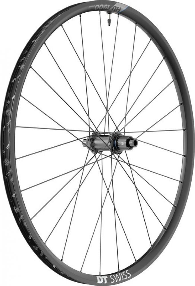 DT Swiss Laufrad HU 1900 SPLINE 29" 622 x 25 mm schwarz - robustes E-MTB Hinterrad