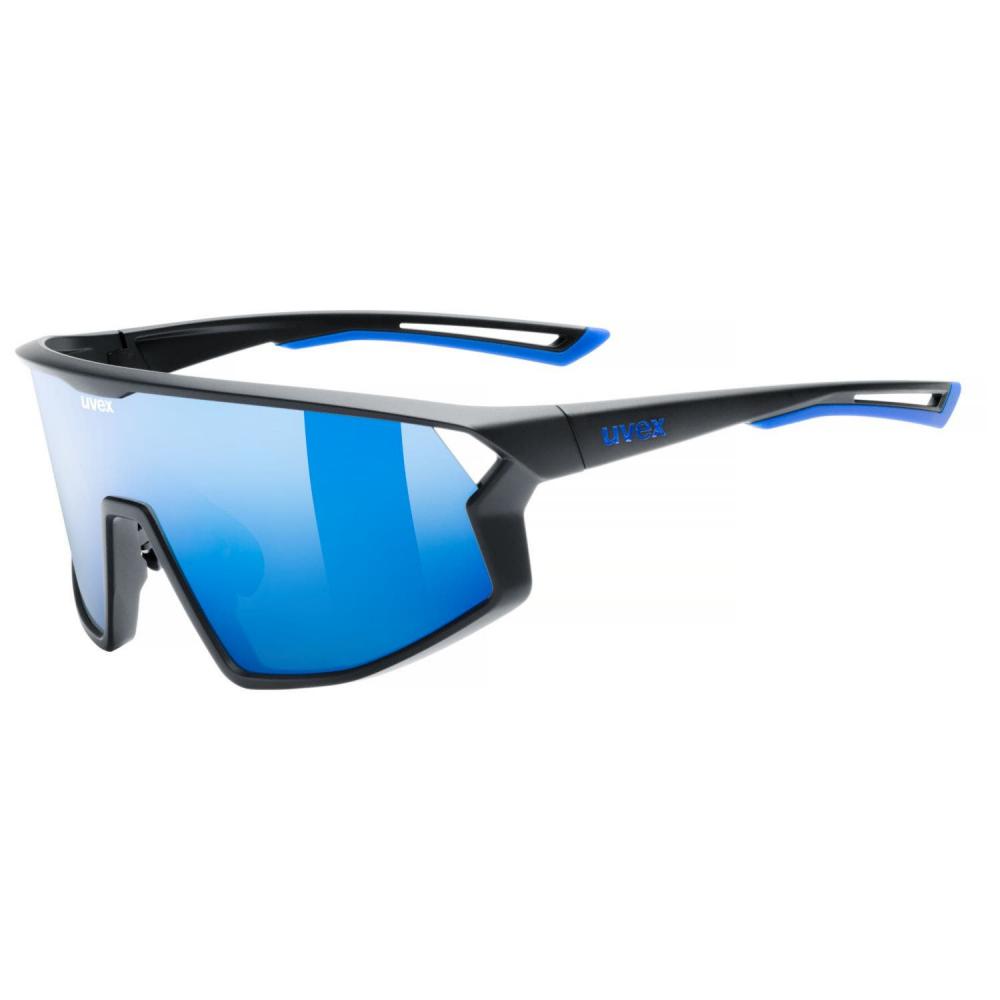 uvex Skyryse Black Matt - Mirror Blue Sportbrille, Einheitsgröße