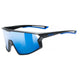 uvex Skyryse Black Matt - Mirror Blue Sportbrille, Einheitsgröße