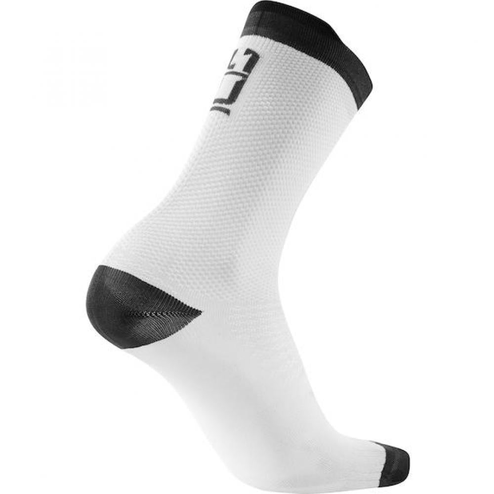 Sidi Socken NITIIDUS white black 35-39 Weiß/Schwarz - ultraleichte Radsocken mit Support