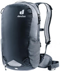 Deuter Race 12 Fahrradrucksack 12L Schwarz - Leichter Rucksack mit Airstripes für Radfahrer