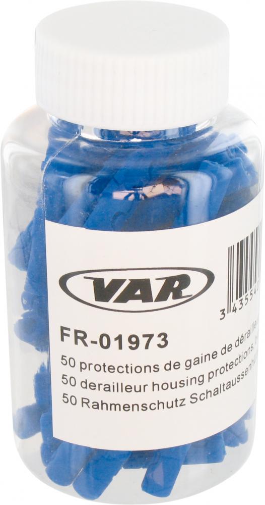 VAR 50 Stk. Rahmenschutz 4 mm Blau - zuverlässiger Lackschutz für Schaltzüge