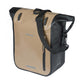 Basil Einzeltasche Rivo M sand/schwarz 12-15L - Fahrradtasche mit MIK Hooks, wasserabweisend, modernes Design
