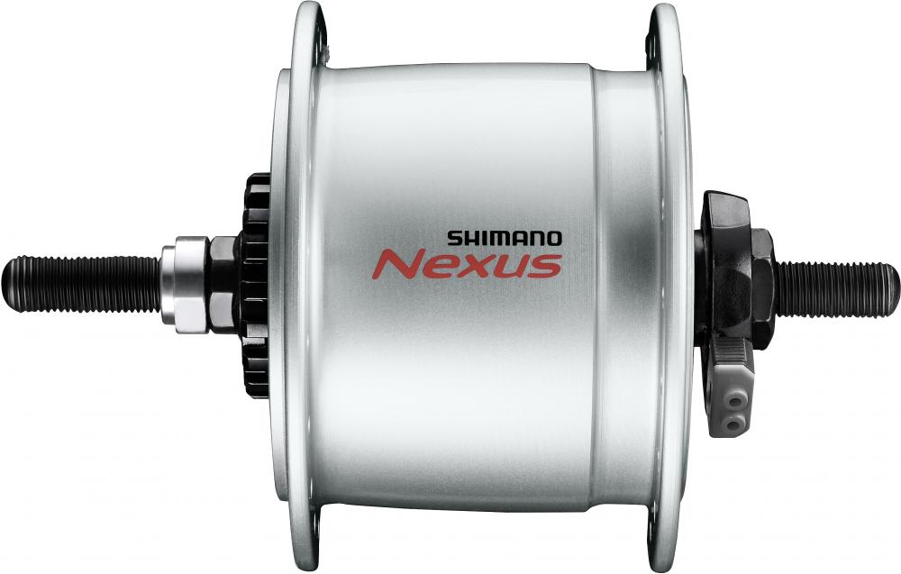 SHIMANO Nabendynamo NEXUS DH-C6000-3R - 6000-3, Silber 36 Loch
