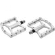Procraft Pedale Flat Grip Advanced CNC 110 x 108 mm Silber - maximaler Grip & Kontrolle