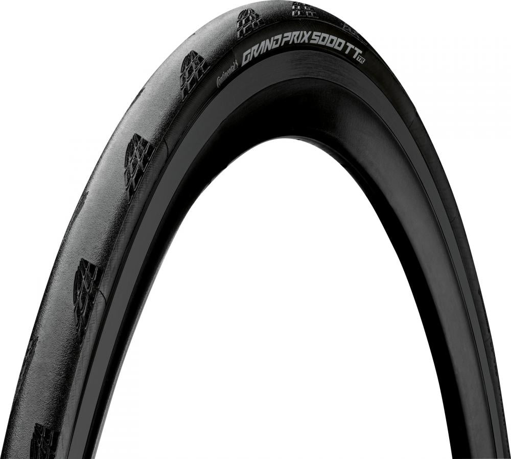 Continental Rennradreifen Grand Prix 5000 TT 28 x 1.10 28-622 TLR faltbar schwarz - aerodynamischer Faltreifen