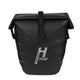 Haberland Einzeltasche H2O schwarz Paar - wasserdichte Fahrradtasche für Alltag und Tour
