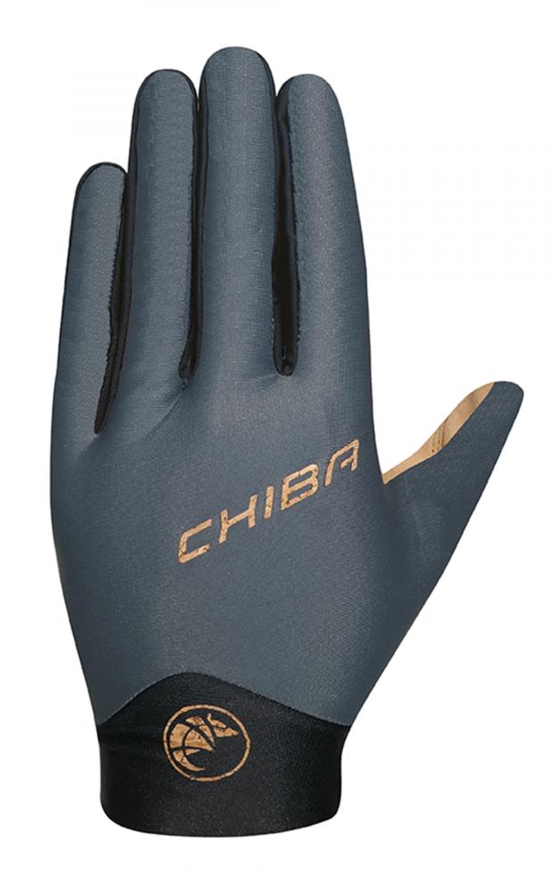 CHIBA Eco Glove Pro Touring - Radhandschuhe dunkelgrau, Größe M, atmungsaktiv
