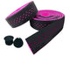 Deda Presa Lenkerband schwarz/neon pink  zweilagig mit EVA-Schaumstoff und perforierter PU-Beschichtung für optimalen Grip und Komfort, 210 cm Länge, 30 mm Breite, 3 mm Dicke