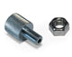 Burley Kupplungsadapter 960040 Silber - Schnellspanner Adapter für Standard-Kupplung