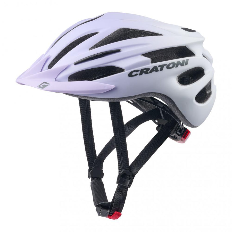CRATONI Pacer Junior Fahrradhelm S-M 54-58 cm lavender-white matt