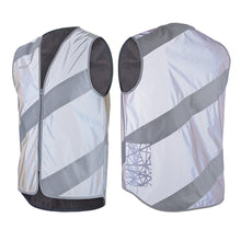 Wowow Sicherheitsweste Roadie Jacket Full Reflective Größe M grau