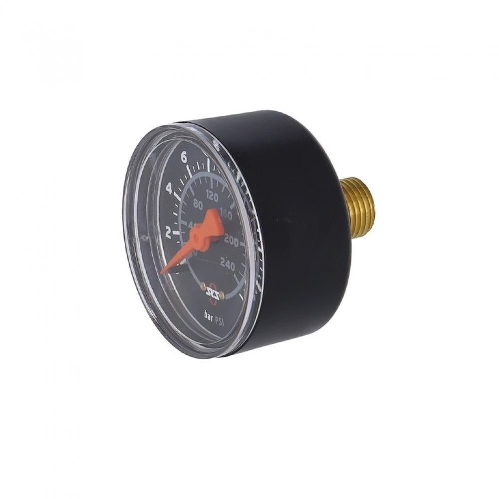SKS Manometer für Rennkompressor - Präzises Ersatzmanometer für exakte Luftdruckmessung, kompatibel mit SKS Rennkompressoren, leicht ablesbares Display für optimale Kontrolle