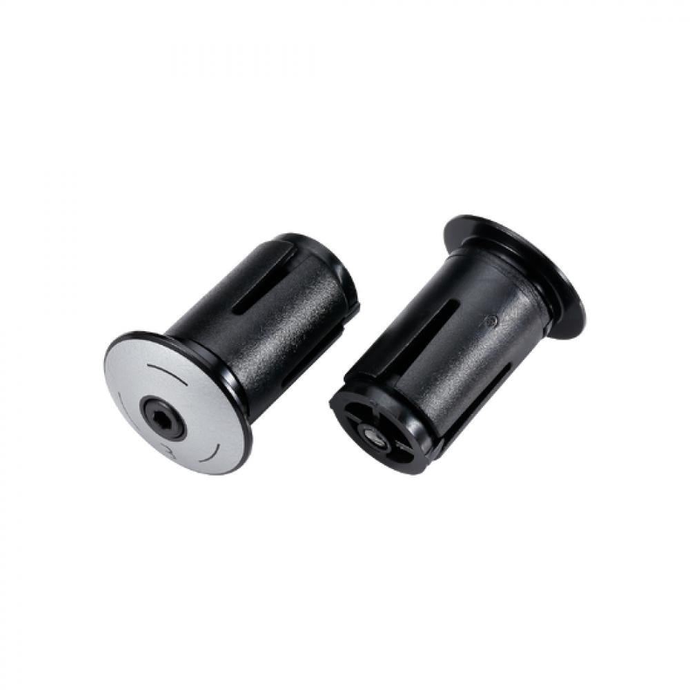 BBB Cycling end caps aluminum ScrewOn Alu 18 - reflektierende Lenkerendkappen für mehr Sicherheit