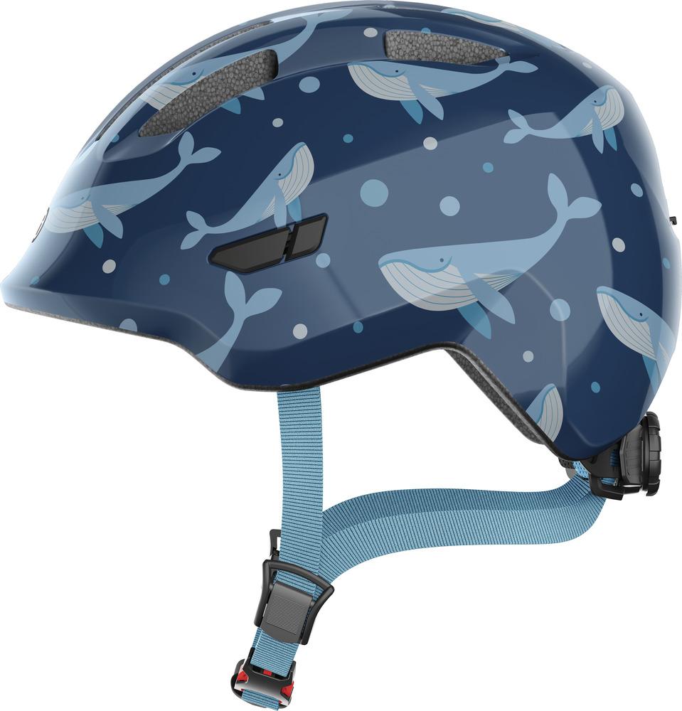 Abus Kinderhelm Smiley 3.0 blue whale S 45 bis 50cm