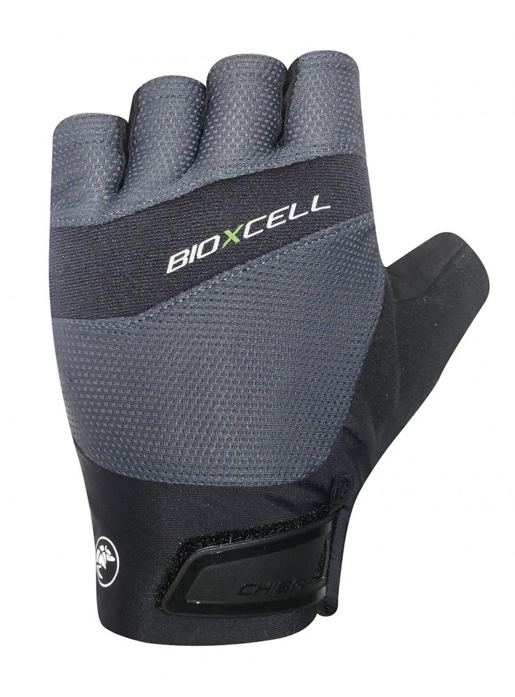 CHIBA BioXCell Pro - Radhandschuhe dunkelgrau 3XL, ergonomische Gelpolsterung